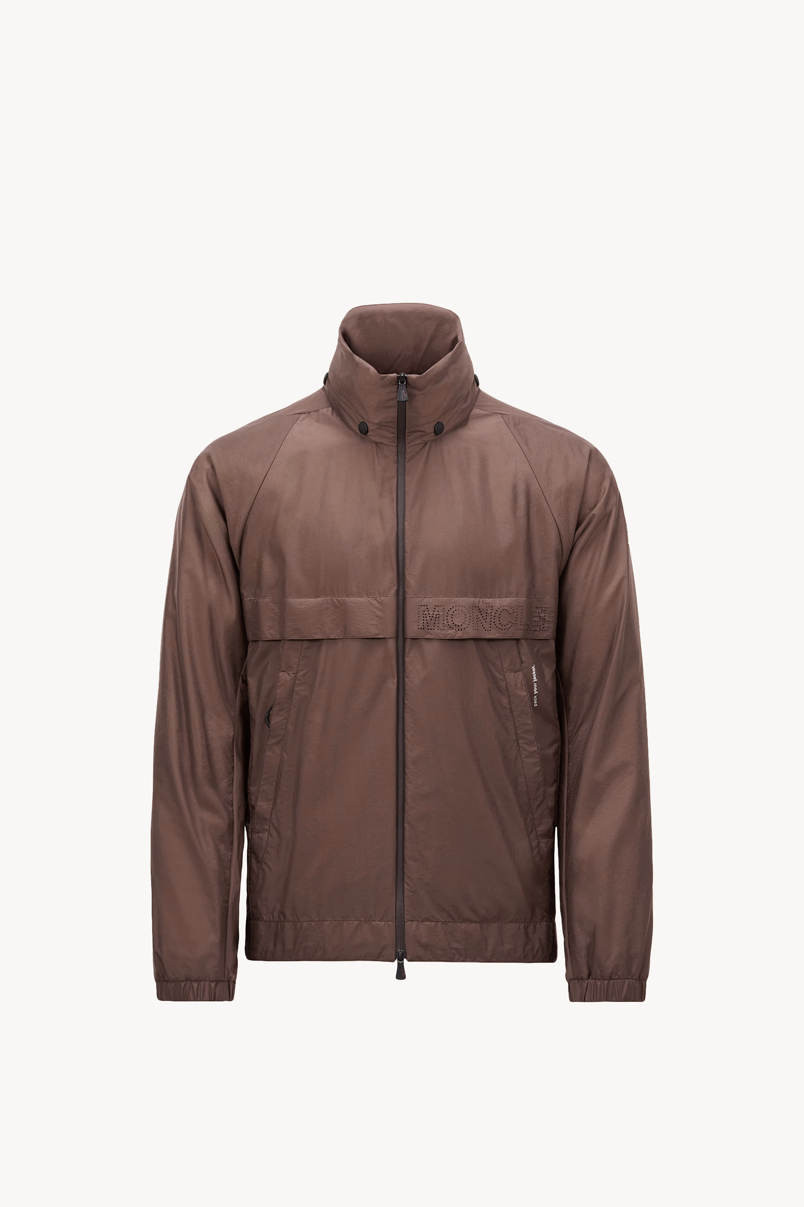 Cortavientos plegable con capucha Negara Hombre Marrón Moncler 2